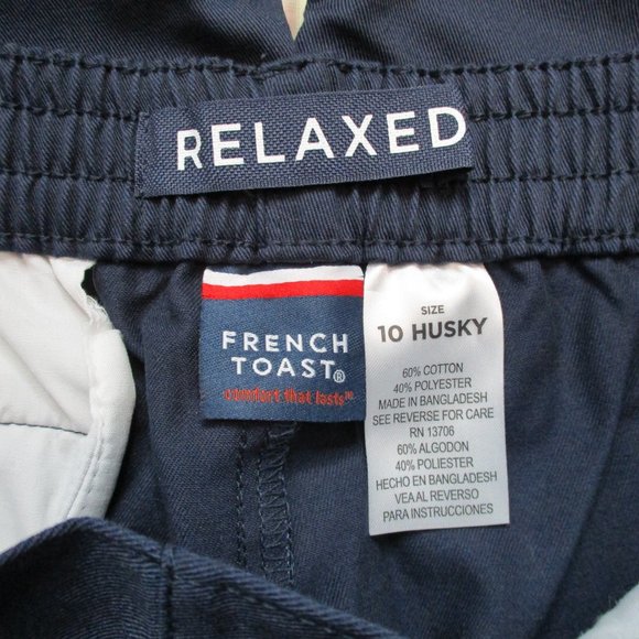 French Toast Bottoms French Toast Relaxed Fit Husky Twill Chino